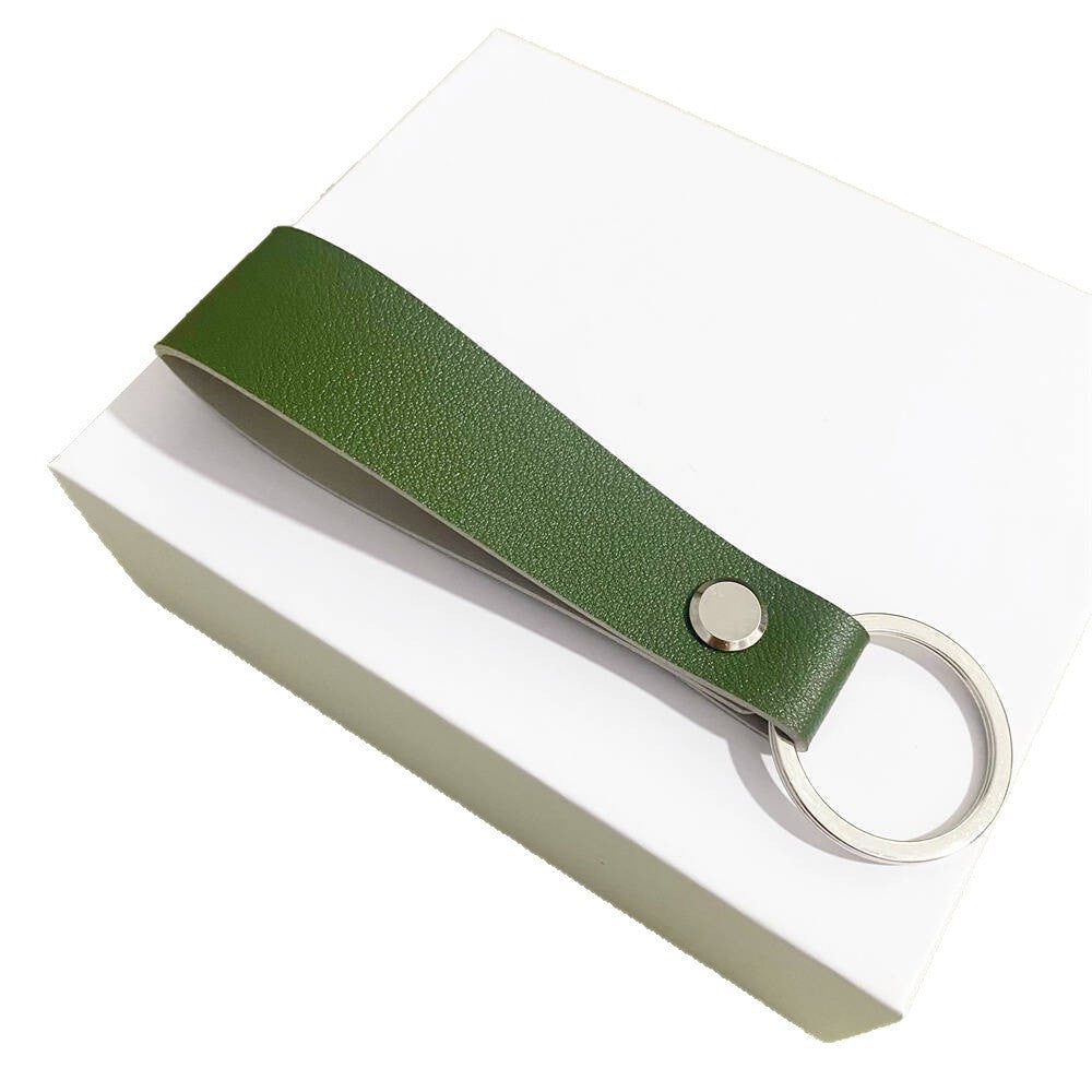 Brown leather key organizer, a durable and practical unisex everyday carry item.