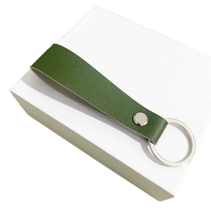 Brown leather key organizer, a durable and practical unisex everyday carry item.