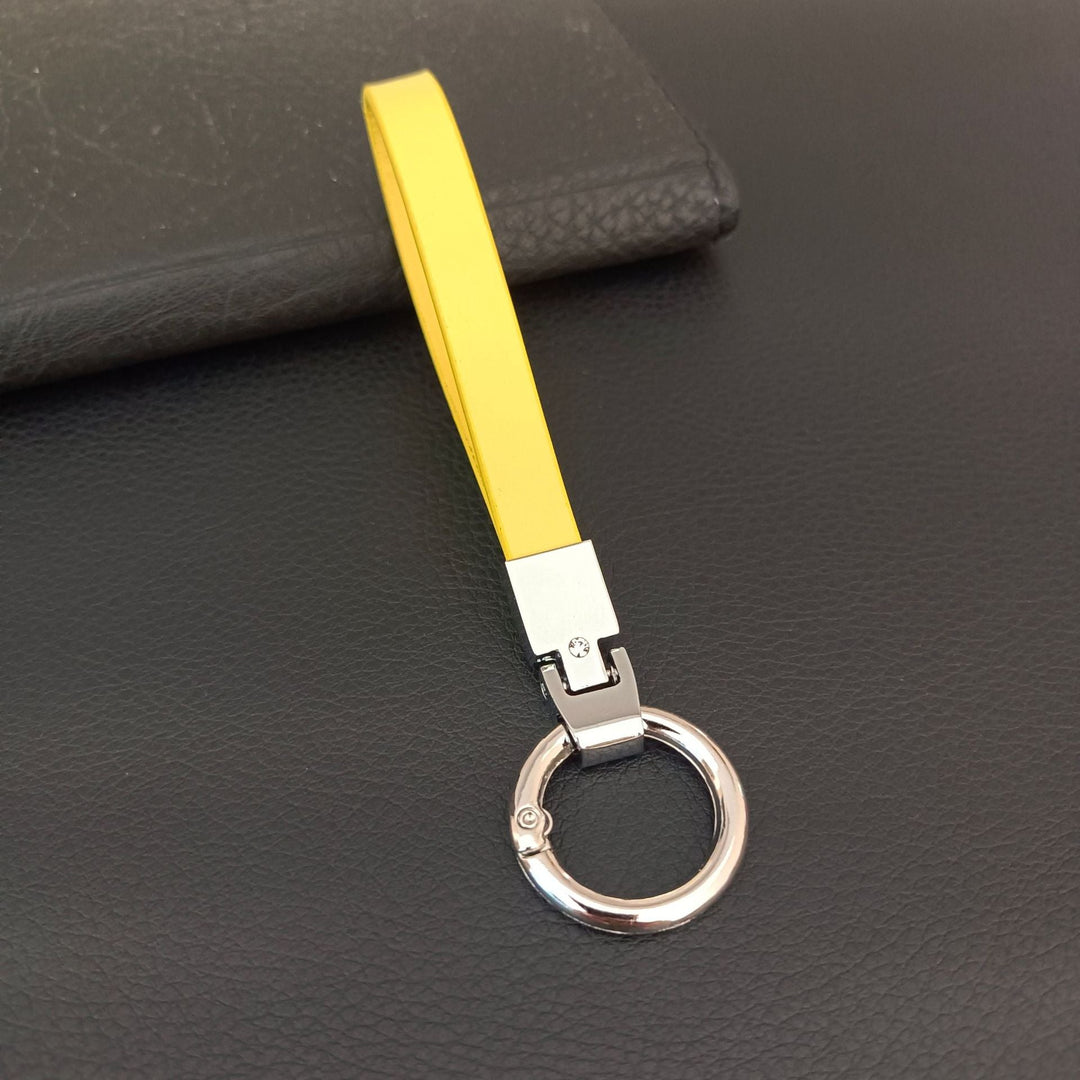 Handcrafted premium leather keychain for durable and elegant daily key management.