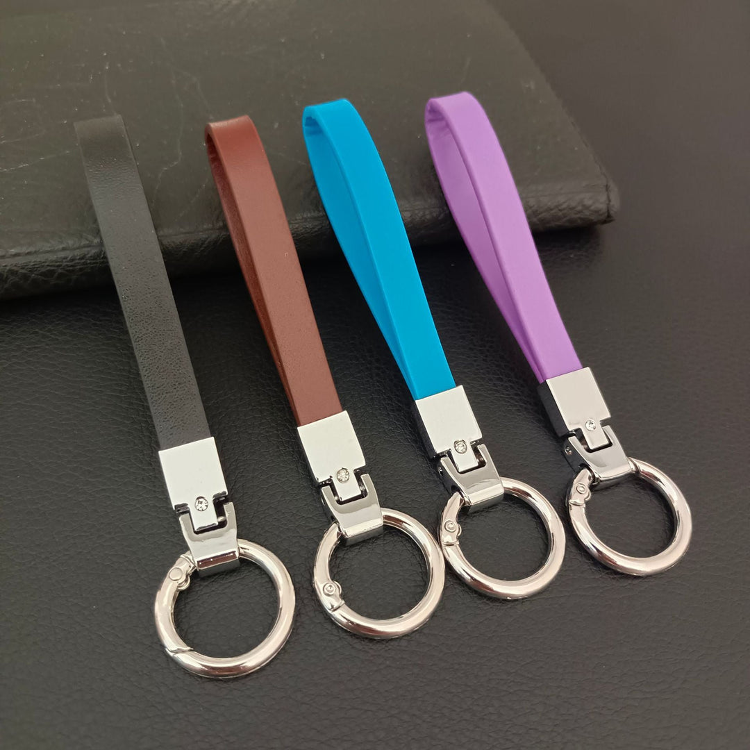 Compact leather key organizer to keep keys secure, stylish, and easily accessible.