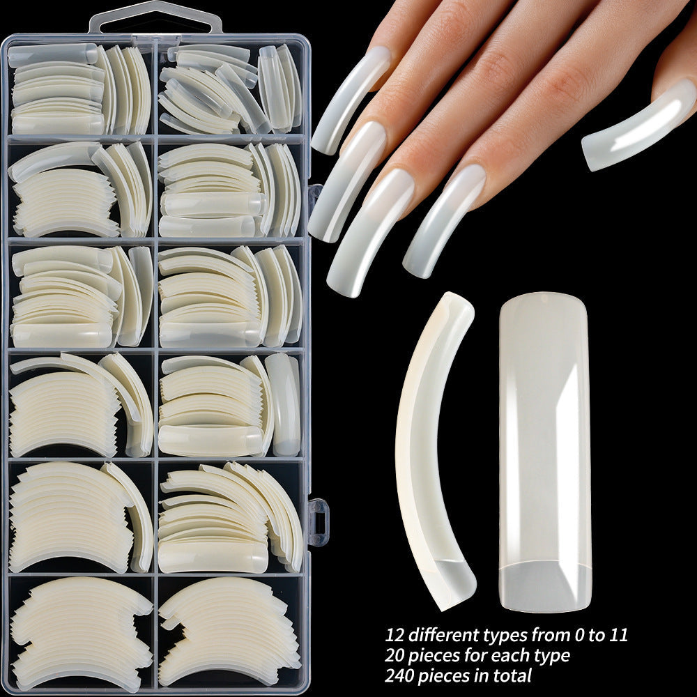 DIY long stiletto fake nails for women. Create salon-style nail art with these premium press-on tips.