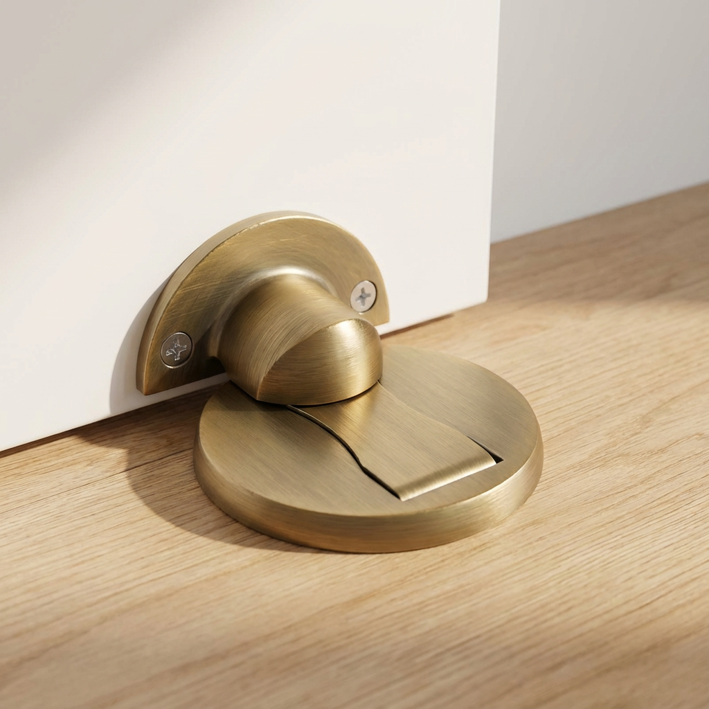 Premium magnetic door catch, sleek design. Available in 6 stylish finishes for modern home & office decor.