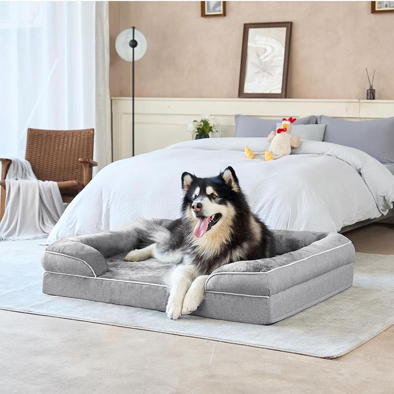 Pet supplies: luxurious orthopedic dog bed for ultimate relaxation.