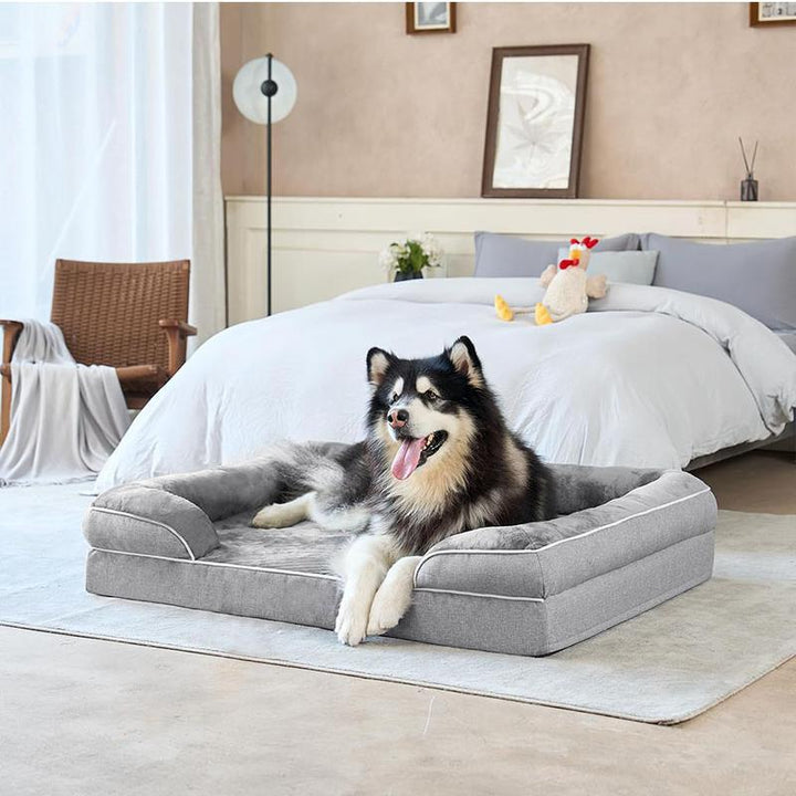 Pet supplies: luxurious orthopedic dog bed for ultimate relaxation.