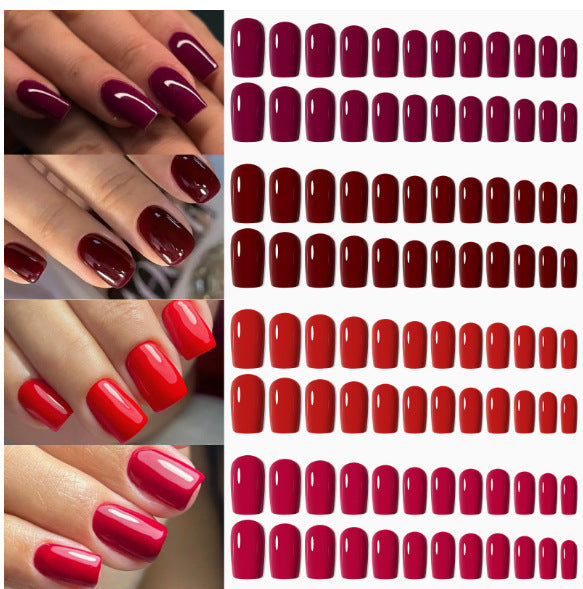 Long-lasting soft gel artificial nail tips, providing a comfortable fit and elegant nail art base.