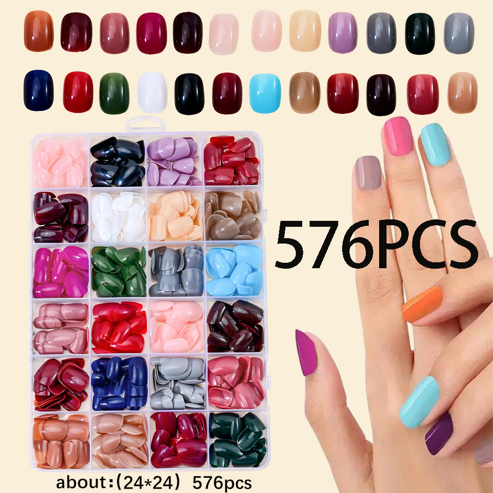 Premium variety press-on nails collection for women, featuring diverse styles & designs for a quick manicure.