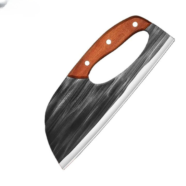 Culinary prep tool: Professional chef's knife for efficient slicing, dicing, and chopping. Forged steel.