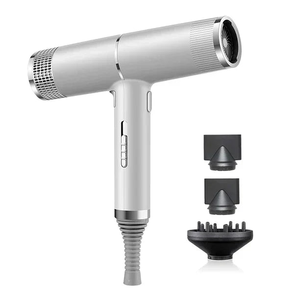 Powerful professional ionic blow dryer with diffuser for salon-quality styling, quick drying, and smooth, frizz-free hair.