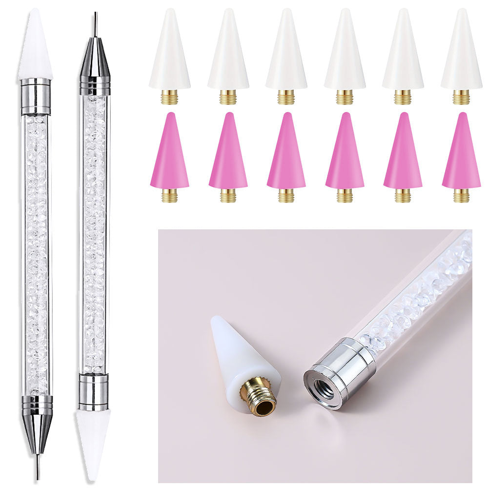 Fine art nail brush, professional precision detailing for intricate manicure designs.