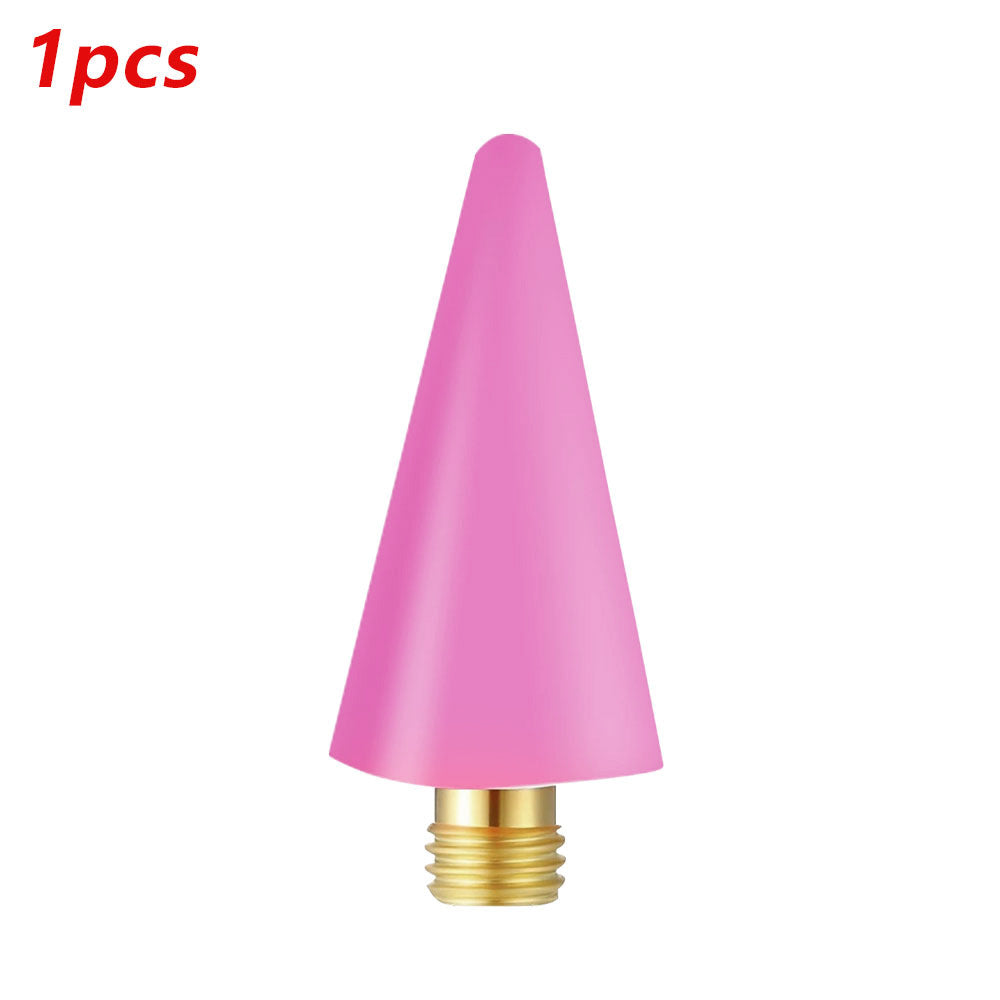 Intricate nail art detailing brush with a stylish crystal handle for detailed manicure work.