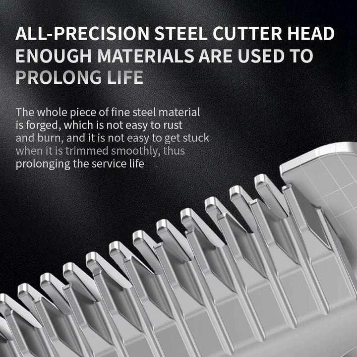 Full view of a high-quality professional pet grooming kit, essential for home pet care routines.