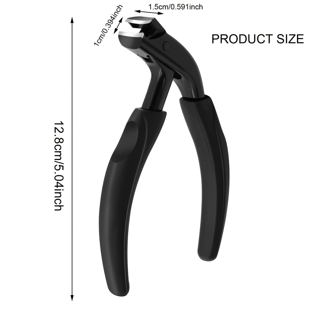 Heavy-duty ingrown toenail clipper. Ergonomic design for thick nails, senior foot care & personal use.