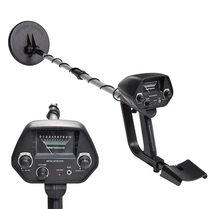 Professional unisex metal detector for gold and treasure hunting, an essential outdoor prospecting gadget.