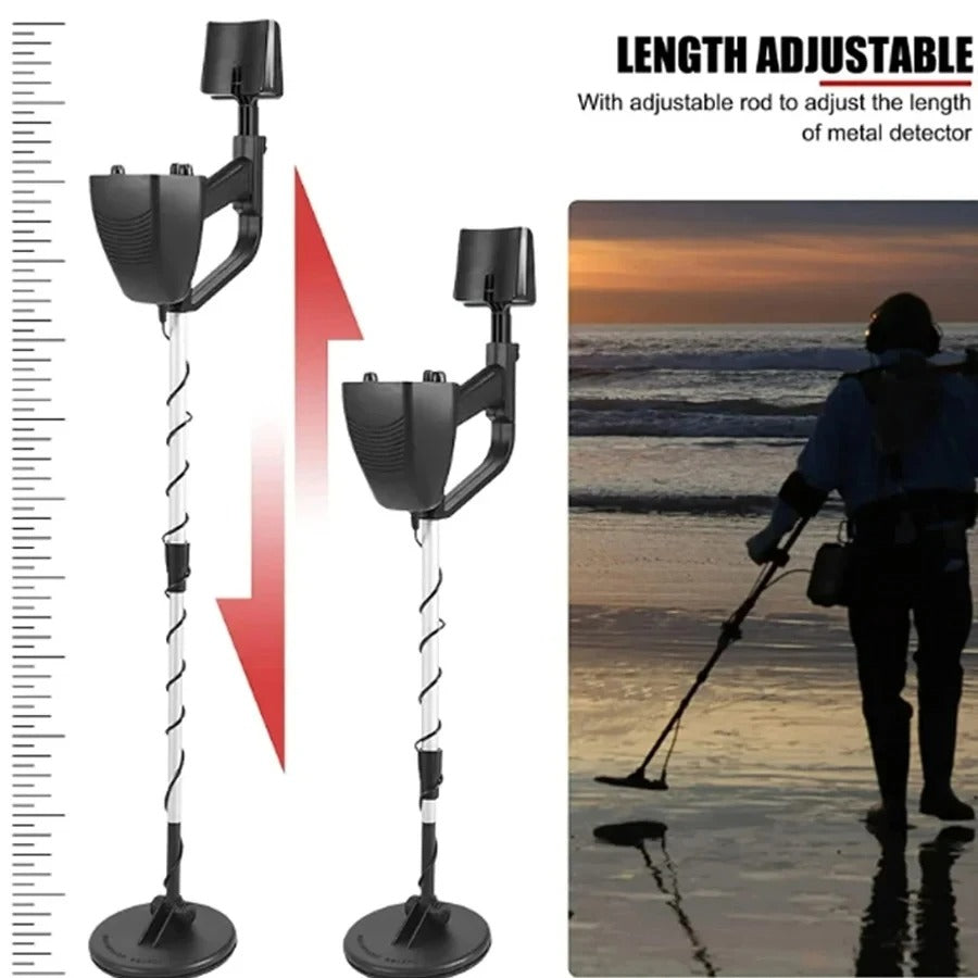 Ergonomic metal detector for outdoor adventure. Find gold, silver & historic treasures with this advanced prospecting gadget.