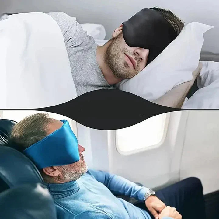 Effective light-blocking pure mulberry silk sleep mask for enhanced sleep quality.