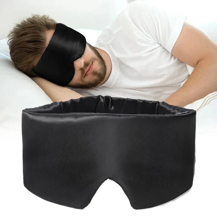 Indulge in luxury with this ultra-soft pure silk eye mask for maximum relaxation.