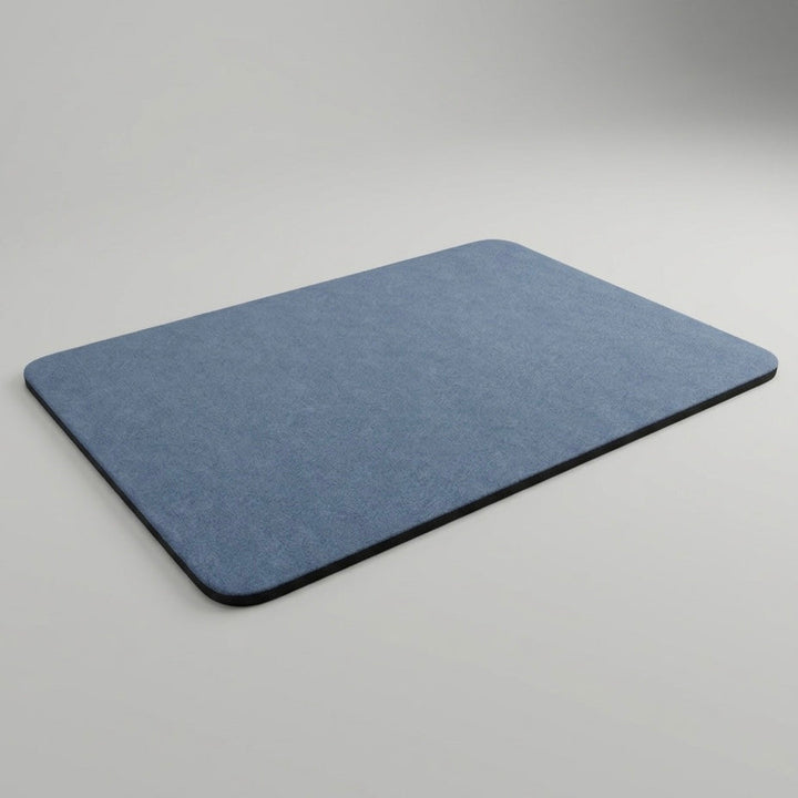 Washable and hygienic quick-dry bath mat, ideal for busy bathrooms, providing non-slip safety and softness.