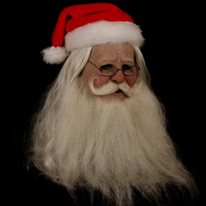 Full head realistic old man latex mask, ideal for a convincing costume.