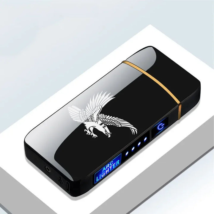 Rechargeable USB electric lighter, windproof for reliable ignition in any weather.