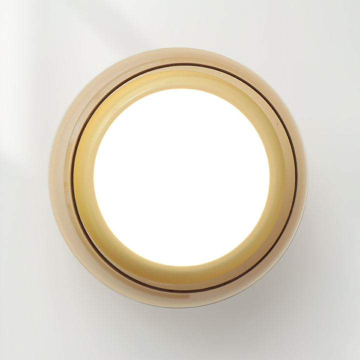 Versatile retro flush mount LED ceiling light, suitable for various indoor home decor styles.