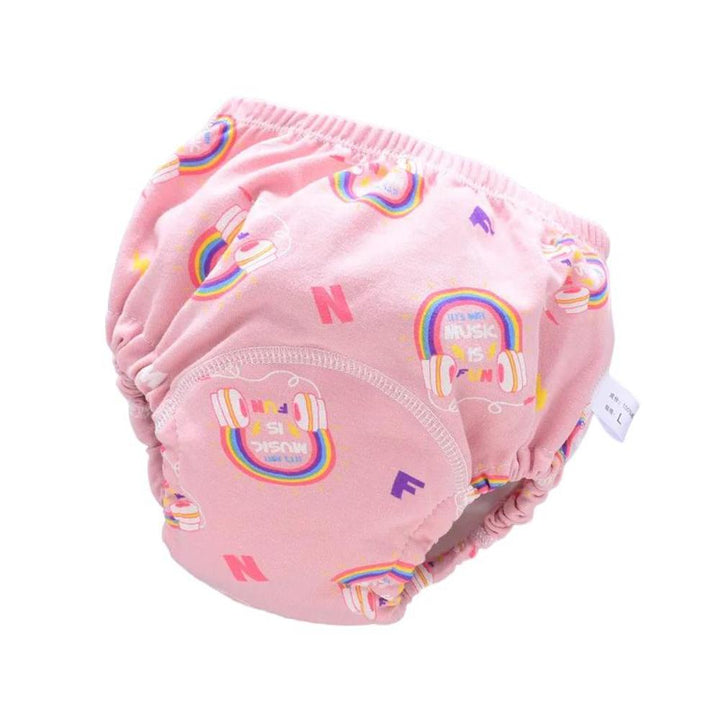 Colorful reusable baby swim diaper. Offers leak-proof comfort & waterproof protection for infants & toddlers in water.