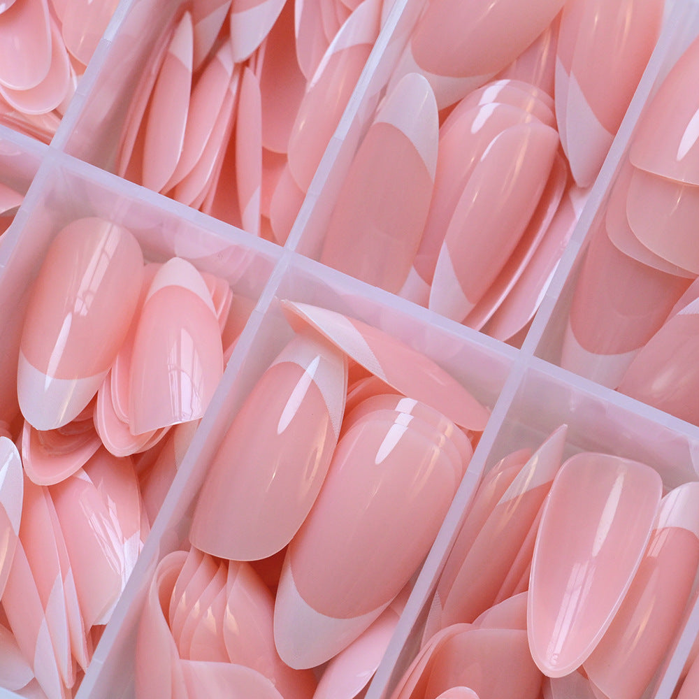 Effortless application reusable press-on nail tips. Achieve salon-quality instant manicures with these durable false nails.