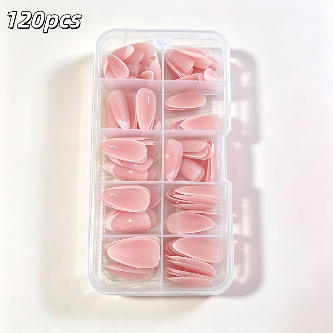 Reusable & durable press-on nail tips in vibrant colors for instant, stylish artificial manicures. Easy application.