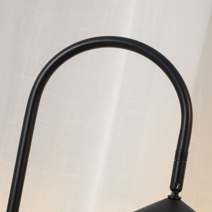 Reyaris contemporary table lamp, arch feature, chic home accessory.