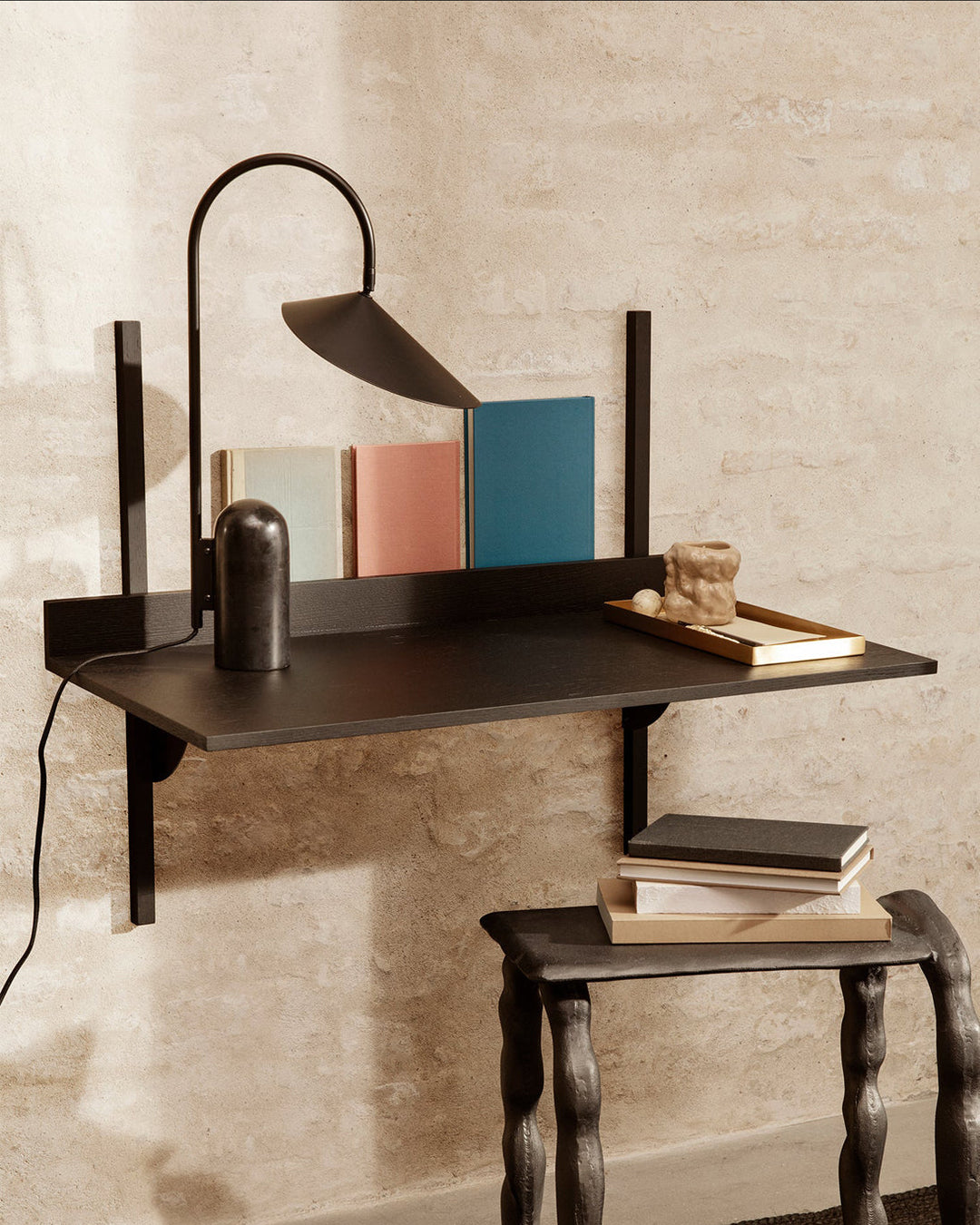 Decorative Reyaris arch lamp, modern style, enhances any room's decor.