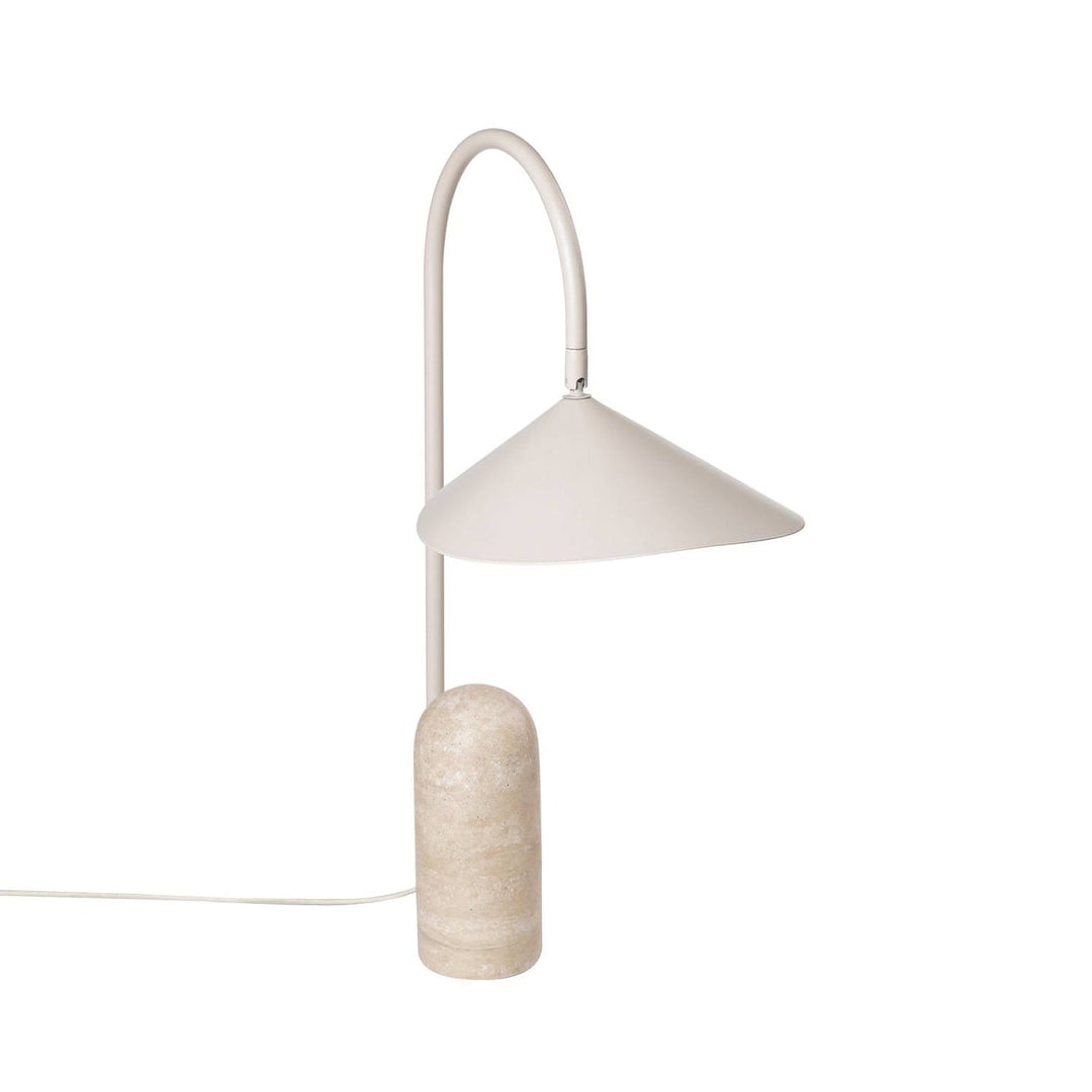 Elegant Reyaris arch design lamp, minimalist decor for refined spaces.