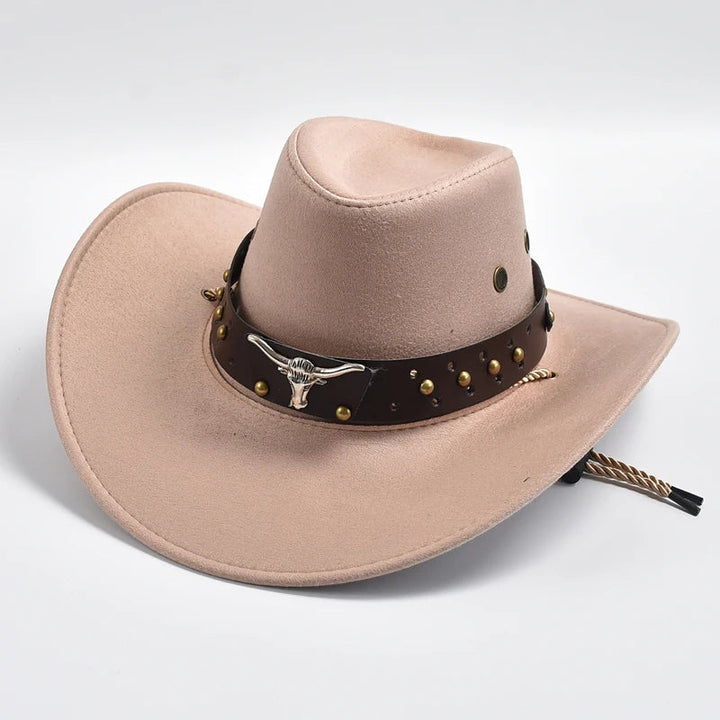 Stylish men's wide brim western hat, a versatile fashion accessory for rugged outdoor and casual wear.