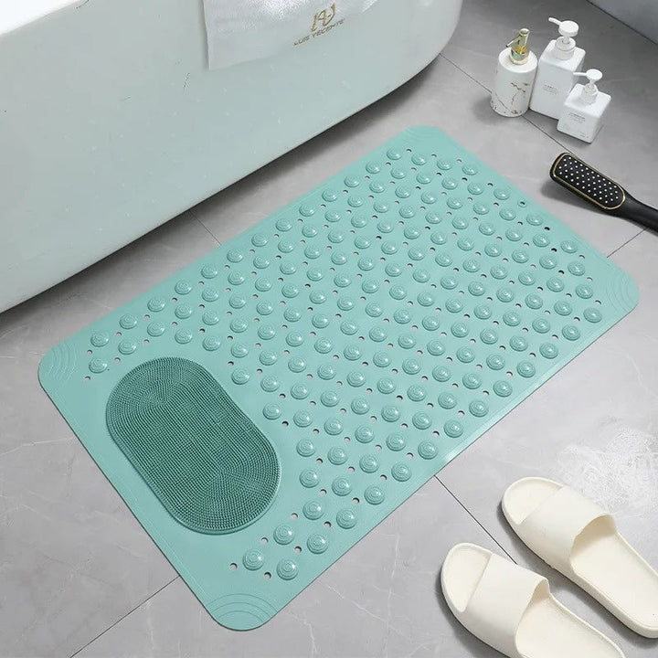 Durable SafeGrip bathroom shower mat, providing non-slip grip and safety for all ages.