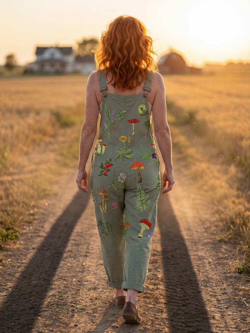 Stylish women's Amelie wide leg strap jumpsuit in sage green, offering a relaxed fit for all-day comfort.