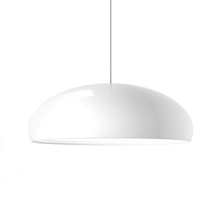 Contemporary sculptural metal LED pendant light, elevating modern interior design.