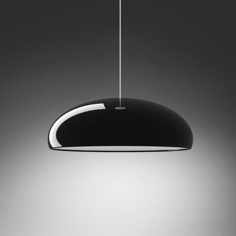 Side view of the contemporary LED pendant light, a sleek addition to modern interiors.