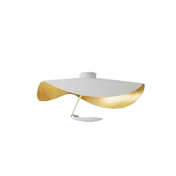 Modern leaf design pendant light, black, for a bold, contemporary statement in any room.