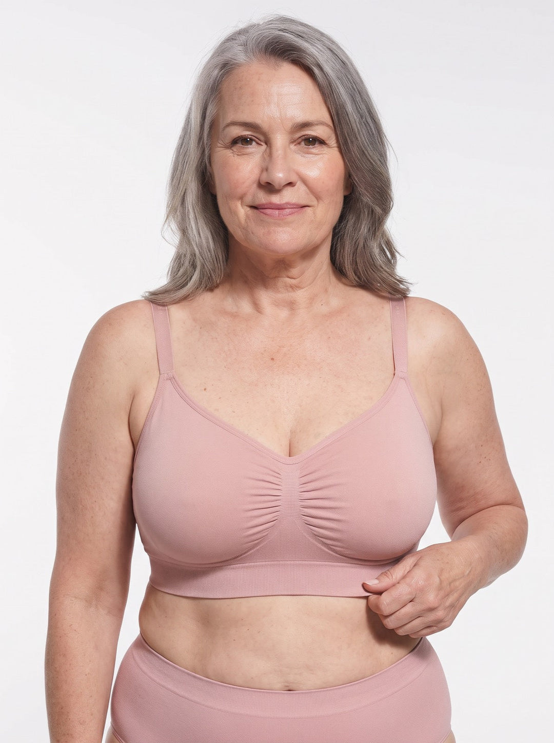 Everyday seamless wireless comfort bra for women, soft & unpadded for ultimate daily wear.