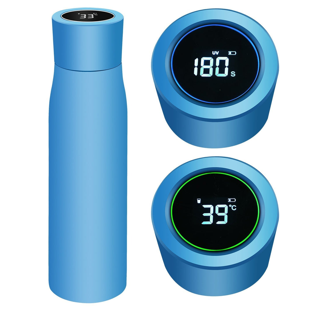 Self-cleaning UV-C water bottle for pure, safe hydration. Ideal for health & wellness.
