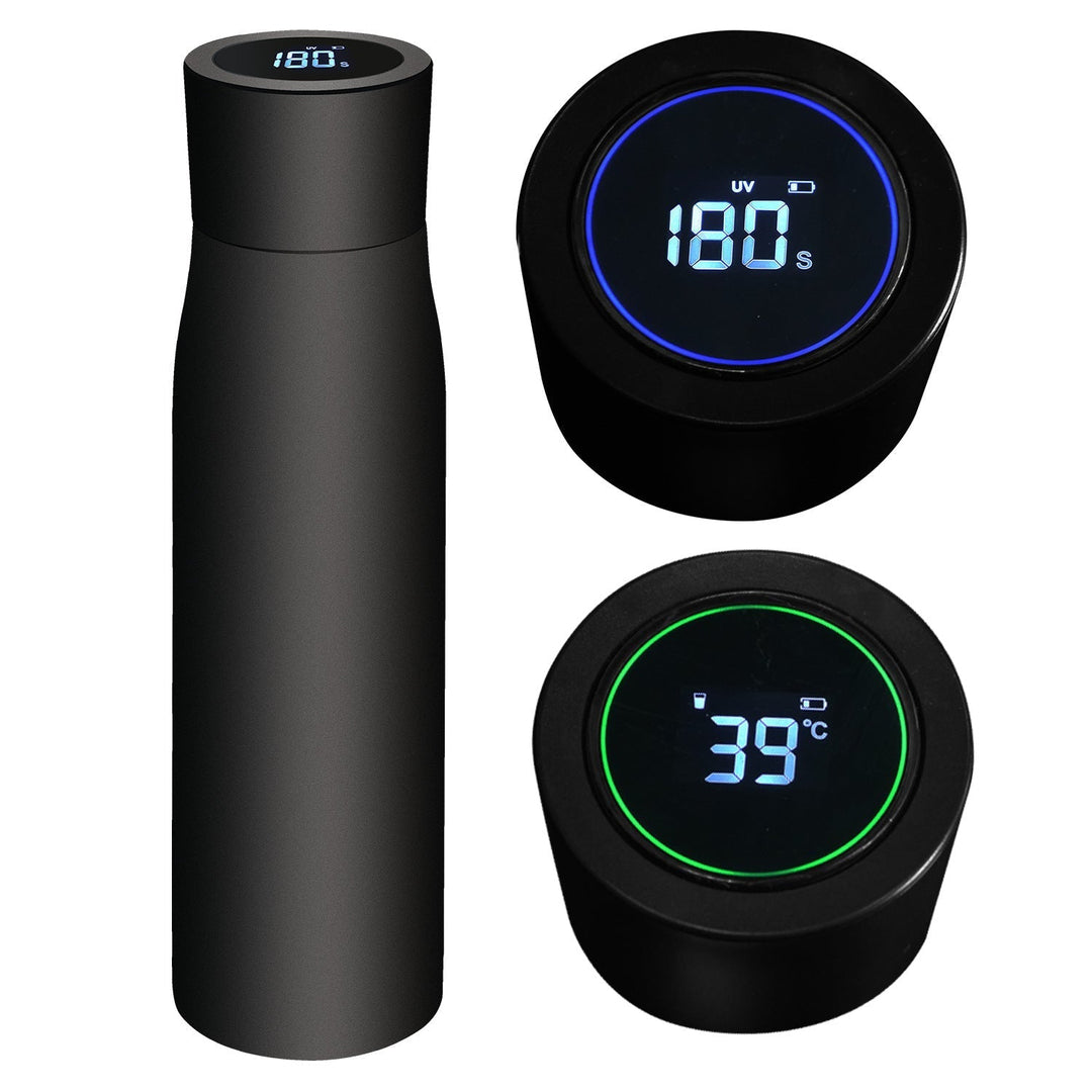 Eco-friendly UV-C purification bottle ensures healthy, clean water, reducing plastic waste.