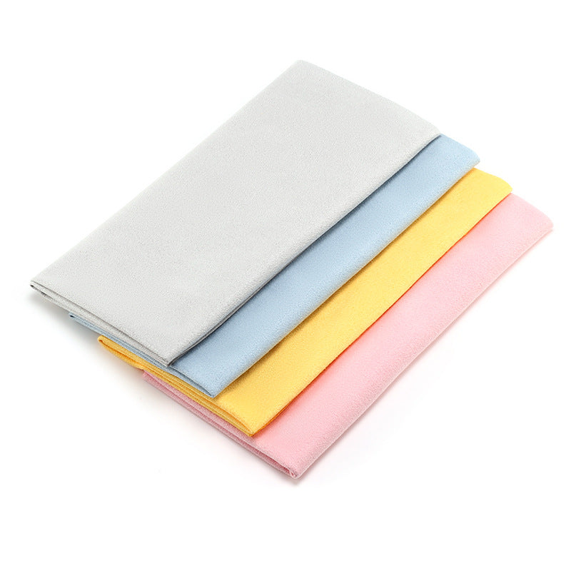 Multi-surface microfiber cleaning cloths provide gentle yet effective streak-free cleaning for home, car, and kitchen.