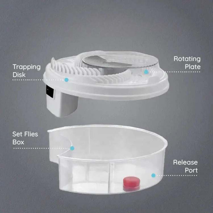 Quiet indoor & outdoor mosquito killer and fly trap. USB electric pest control for silent home protection.