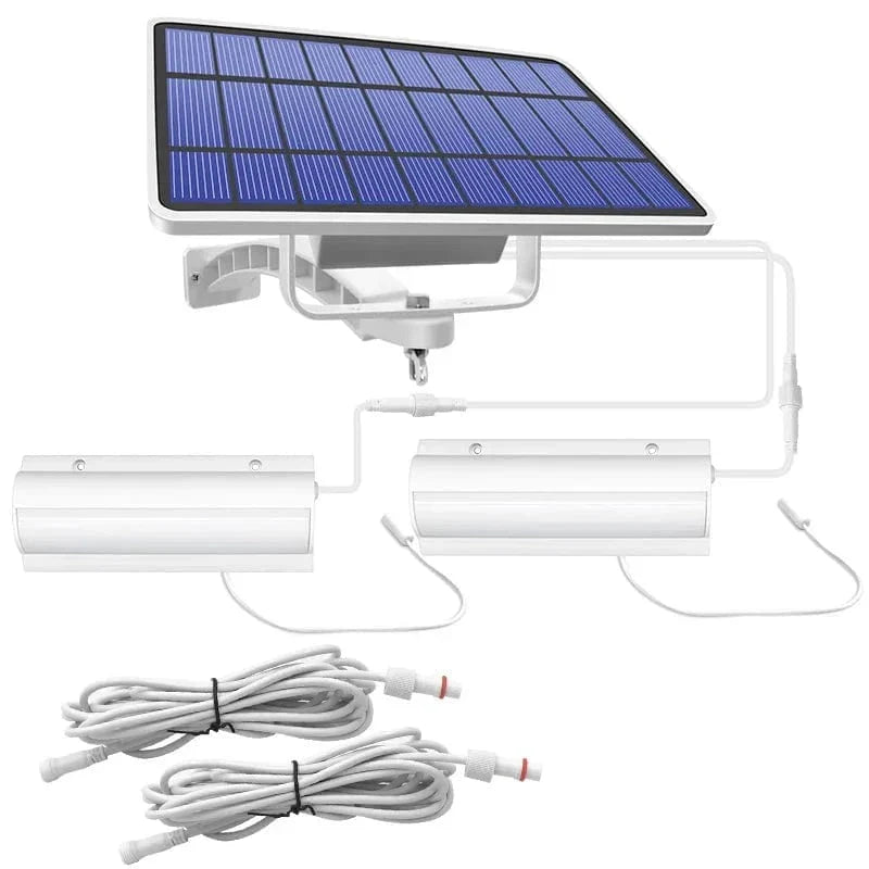Energy-efficient solar pendant light for patio and balcony. Provides brilliant LED outdoor illumination.
