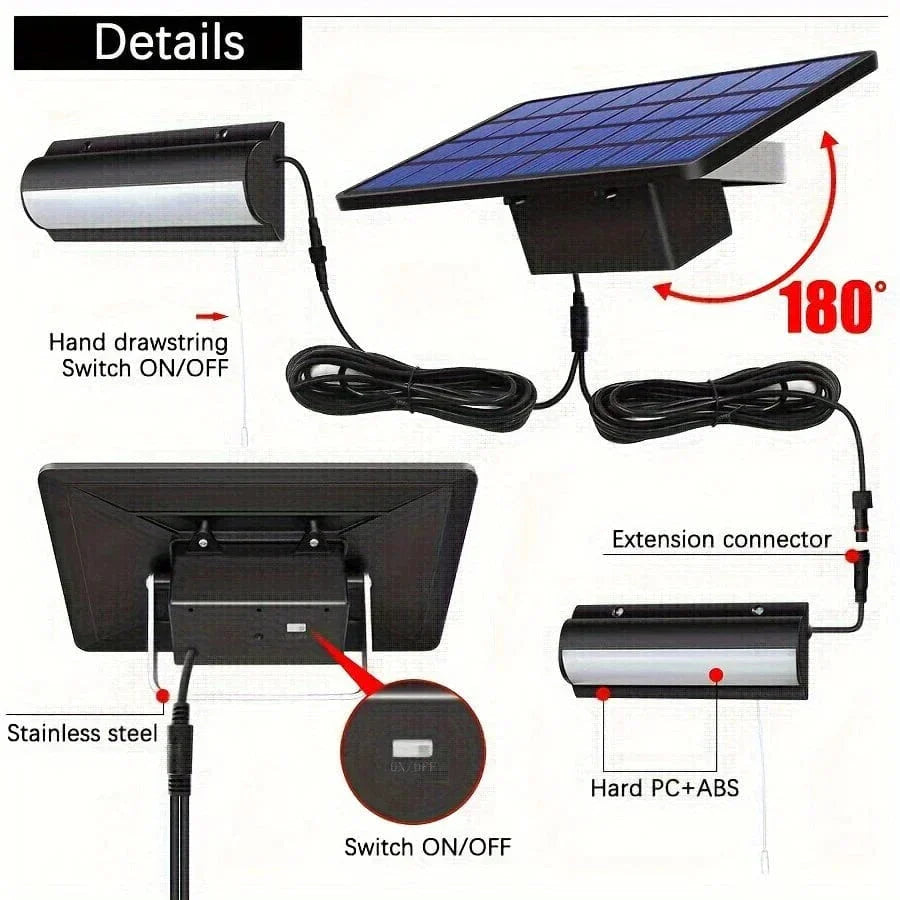 Decorative single solar pendant light, enhancing garden ambiance with energy-saving LED illumination.