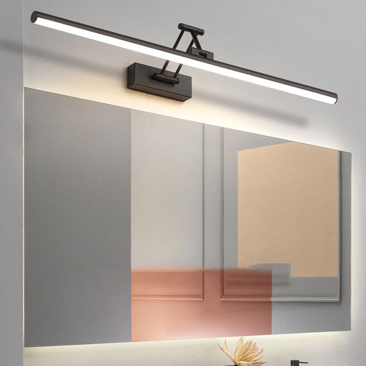 Minimalist adjustable LED wall light, sleek modern design for homes.