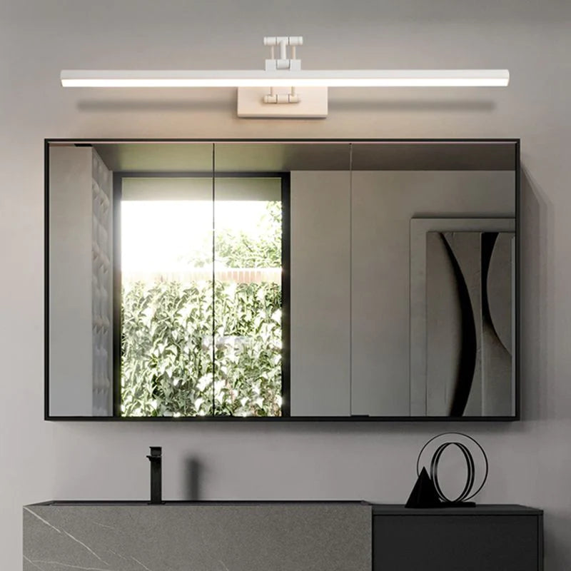 Modern indoor LED wall light, adjustable and sleek for contemporary living spaces.
