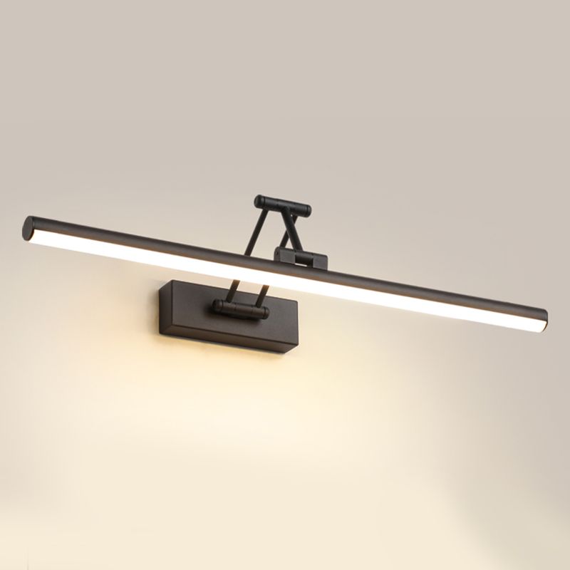Energy-efficient LED wall lamp with adjustable light for indoor spaces.