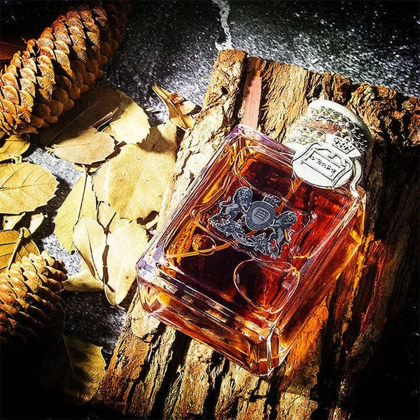 Close-up of Attractura Men's Pheromone Perfume spray bottle, a long-lasting masculine scent.