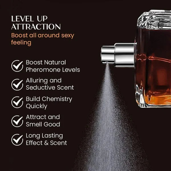 Attractura pheromone cologne for men, designed to increase attractiveness and boost confidence for any occasion.