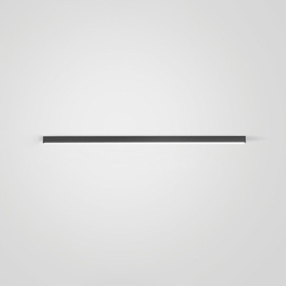 Adjustable black LED linear flush mount light, versatile modern lighting for any home interior.