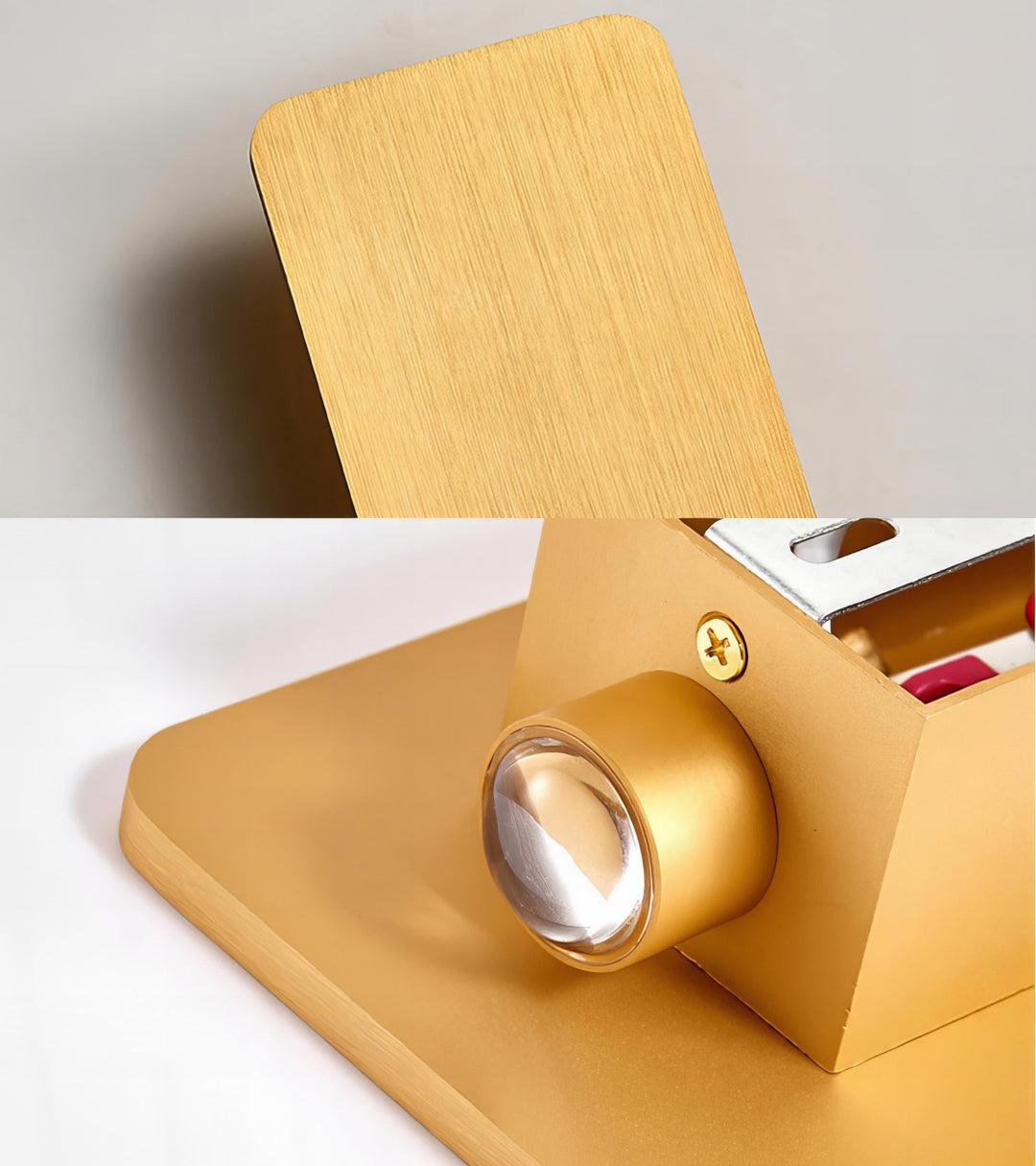 Sleek indoor LED wall lamp with modern rectangular design, perfect for contemporary home decor.
